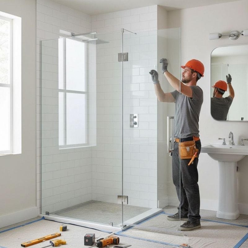 Glass Shower Door Installation in Boulder, CO