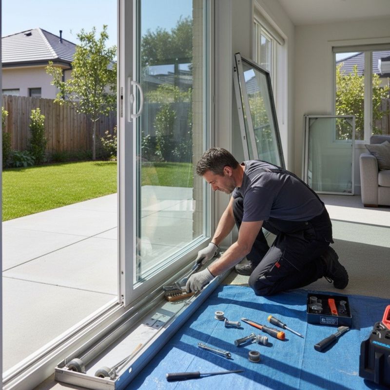 Local Sliding Glass Door Repair pros at work